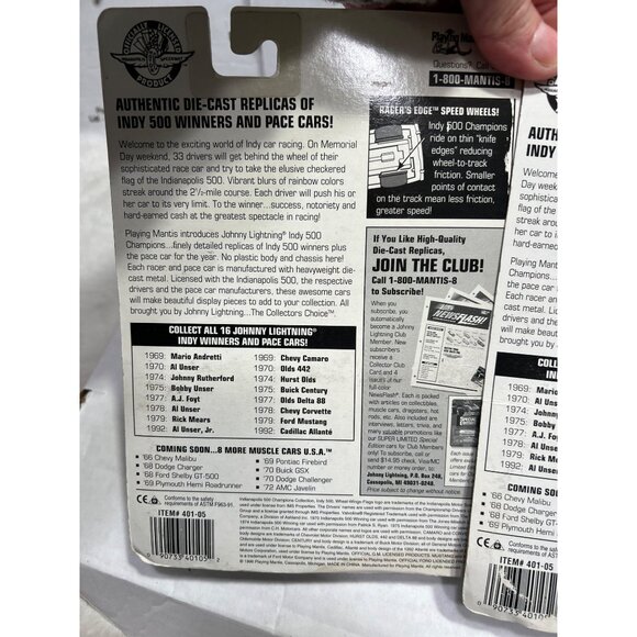 Johnny Lightning Indianapolis 500 Champion collection lot - Picture 4 of 9